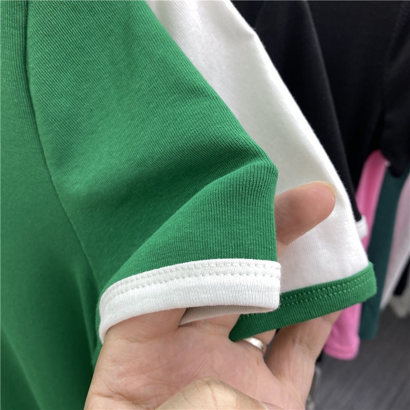 Áo thun BH tay ngắn in chữ nhiều màu sắc thời trang mùa hè cho nữ