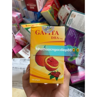Dầu gấc gavita dha hộp 100 viên