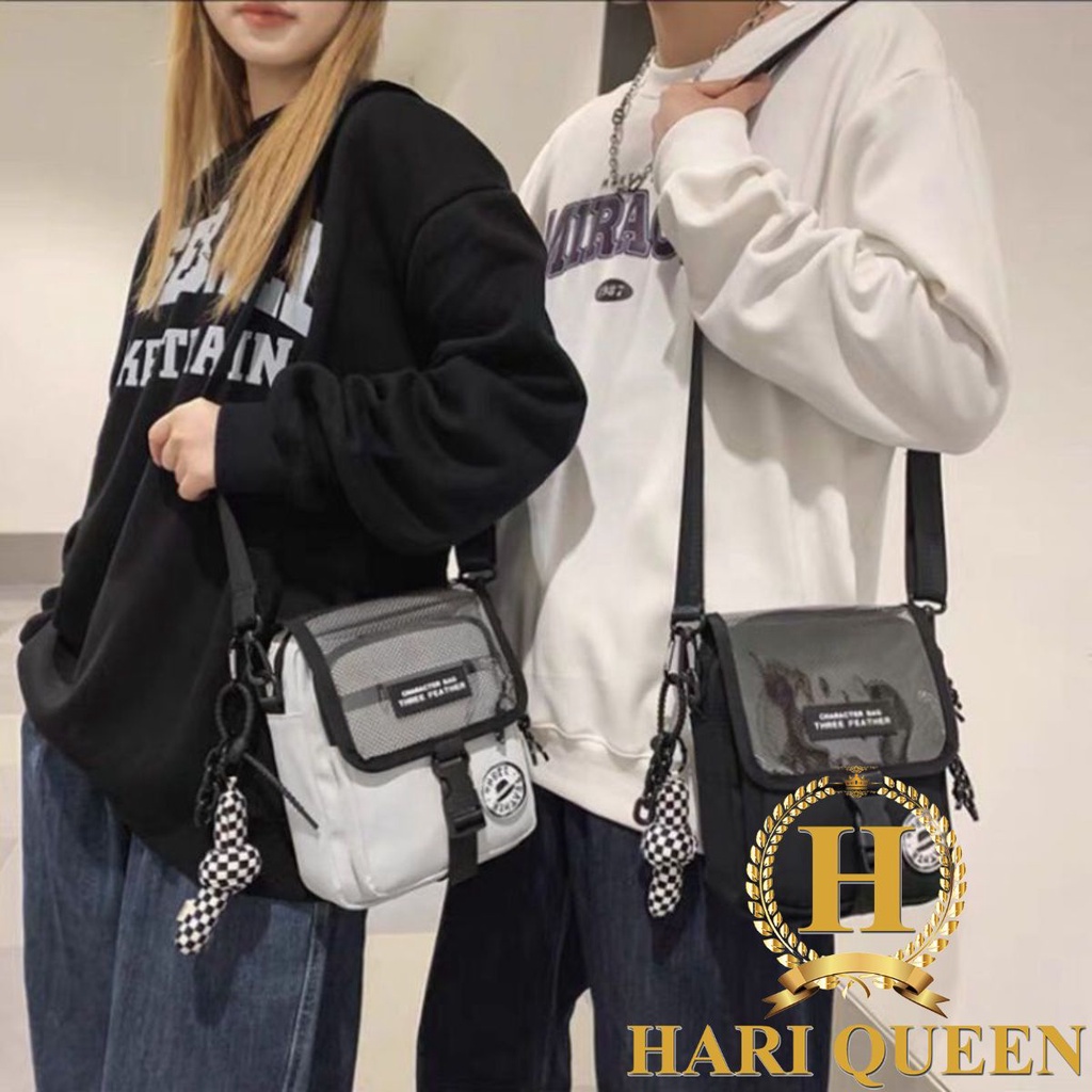 Túi đeo chéo nắp nhựa siêu hot 2022 HARIQUEEN