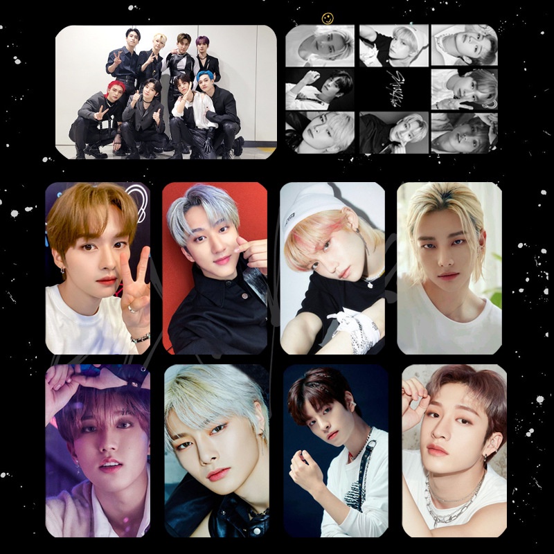 Bộ Thẻ Hình Nhóm Nhạc Kpop Stray Kids Độc Đáo
