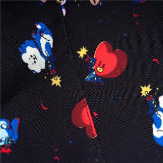 KPOP BT21 Storage Bag  BTS Canvas Bag Cartoon  Korean version