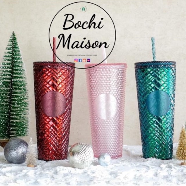 STARBUCKS Ly gai Studded Matte Starbucks phiên bản giới hạn [CHÍNH HÃNG]