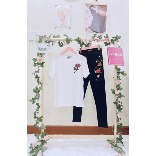 SALE SIÊU RẺ TỪ 80K ‼️ÁO THUN THÊU HOA, TREGGING THÊU HOA, TREGGING JEANS SIÊU ĐẸP ‼️