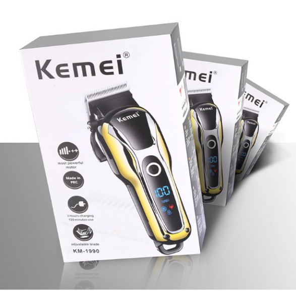 Tông đơ cắt tóc KM-1990 chuyên nghiệp, tăng đơ cắt tóc cao cấp cho gia đình