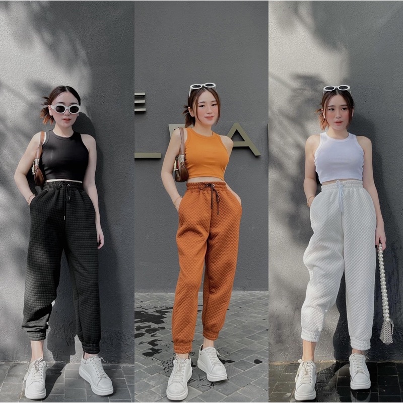 Set Áo Ba Lỗ Croptop Quần Baggy