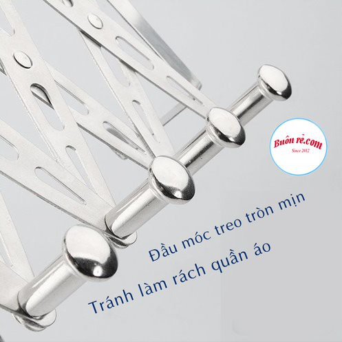 Móc treo đồ sau cửa inox hình zic zac có thể gấp gọn - Móc treo quần áo, mũ nhỏ gọn tiện lợi - br01271