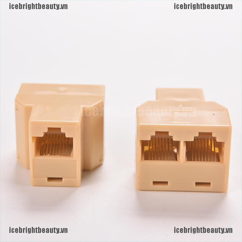 Bộ chuyển đổi kết nối cáp mạng Ethernet 2X DZ517 RJ45 6 với 1 và 2 đầu chia tiện dụng chất lượng cao
