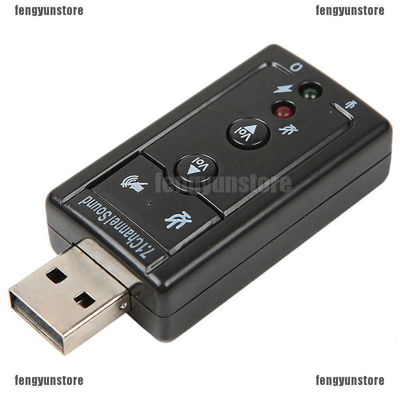 Thẻ âm thanh Mini USB 2.0 3D 480Mbps kênh 7.1 | BigBuy360 - bigbuy360.vn