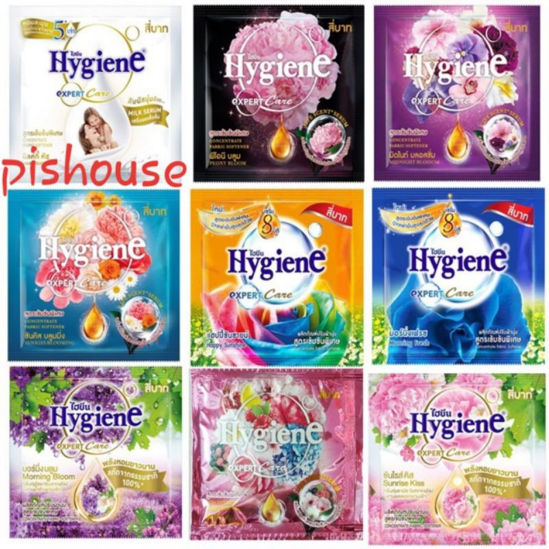 DÂY 12 GÓI NƯỚC XẢ HYGIENE 20ML THÁI LAN