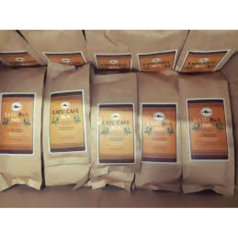 Cà phê bột nguyên chất Eatu (pha trộn giữa arabica &amp; robusta đạt chứng nhận). 300g