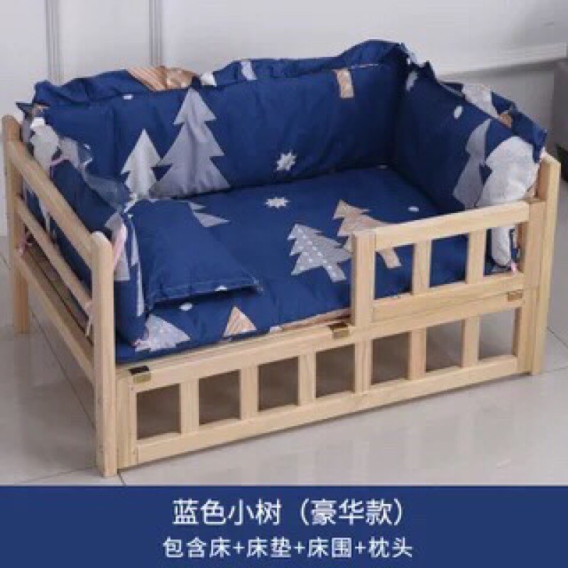 Giường gỗ xinh xinh ( chó & Mèo )