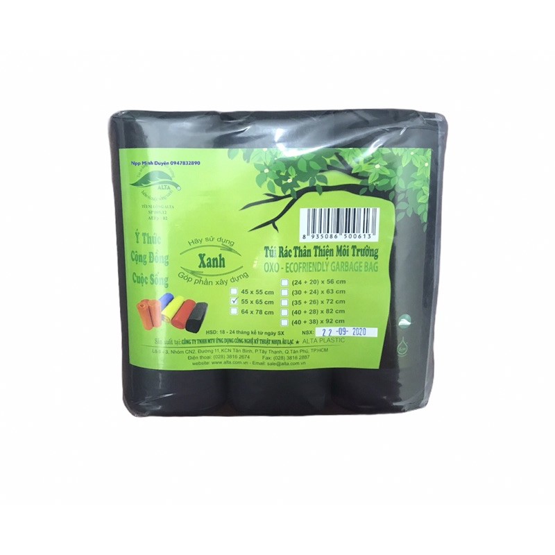 Túi đựng rác THSH bịch 1kg - 3cuộn
