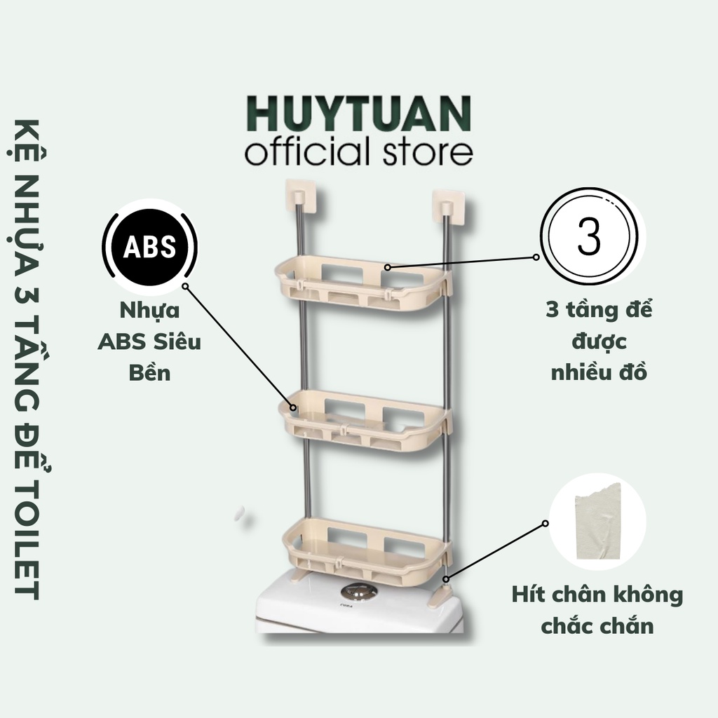 Kệ để đồ nhà tắm, nhà vệ sinh 3 tầng hợp kim nhôm cao cấp