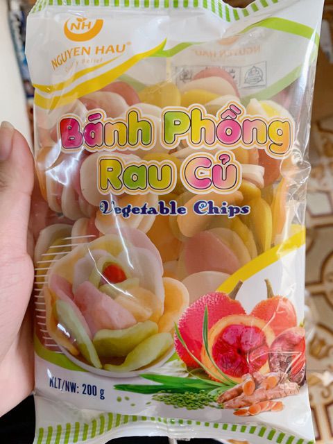 [ giá sỉ] Bánh phồng tôm rau củ