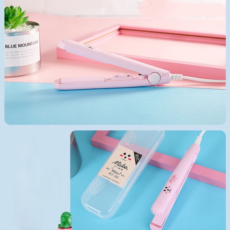 (AIMURUSI) COD Máy Duỗi/Uốn Tóc Mini Bằng Điện Tiện Lợi