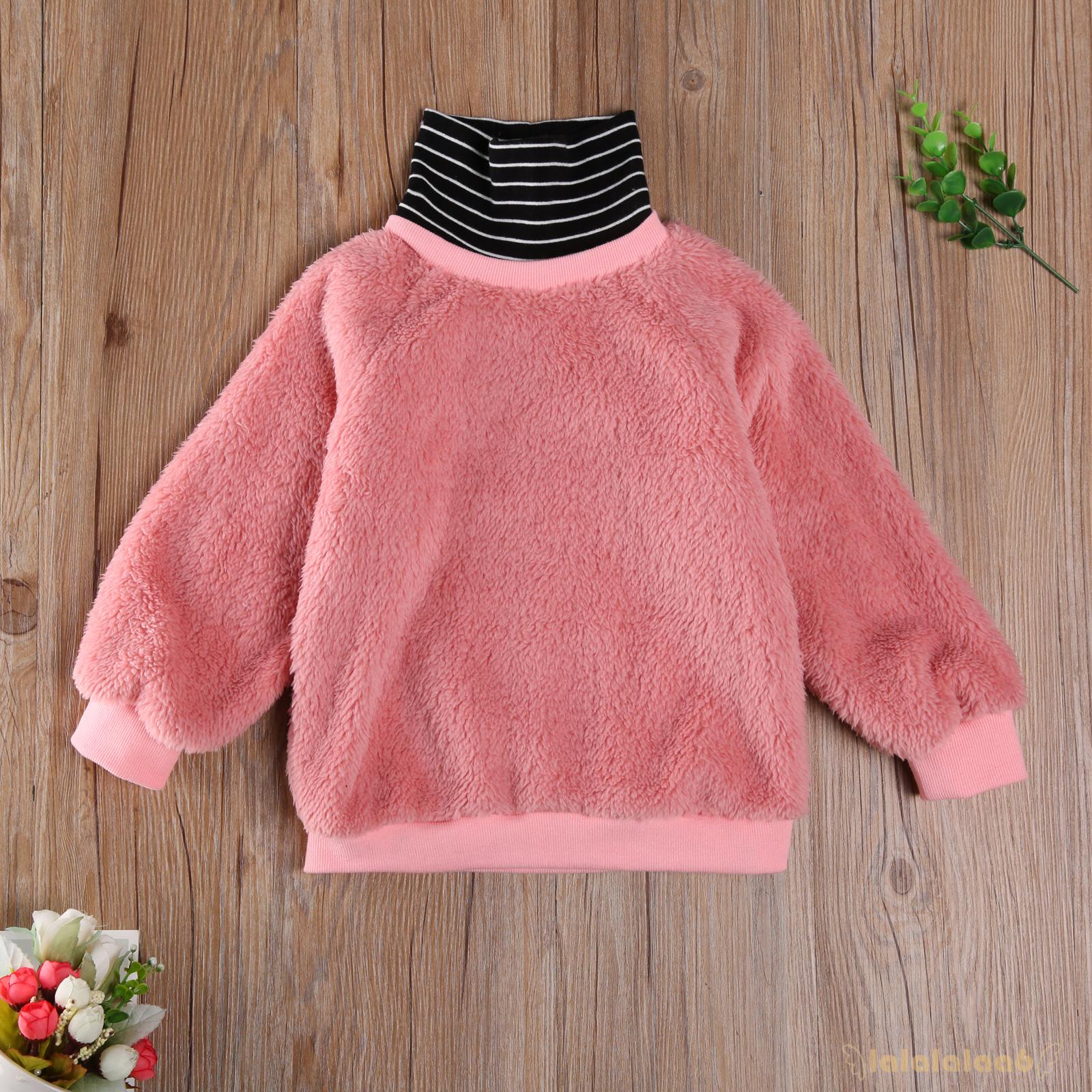 Áo Sweater Cổ Lọ Kẻ Sọc Thời Trang Cho Bé Laa6