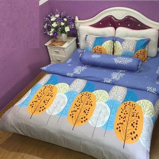 [Xả kho]Ga trải giường,Drap ga giường có họa tiết 1m4 1m5 1m6 1m8-lá cọ