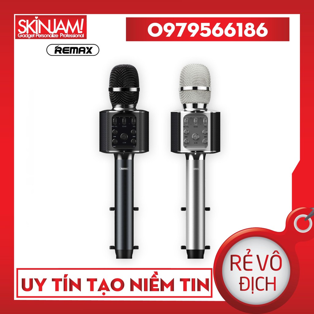 | Míc Hát Karaoke | Micro Cầm Tay Bluetooth K05 Remax Mới Nhất 2021