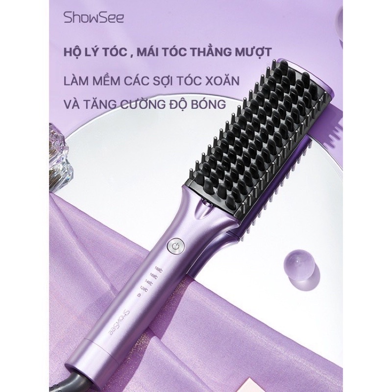 Lược điện chải tóc XIAOMI SHOWSEE E1-V/ Máy đa năng uốn - duỗi tóc XIAOMI SHOWSEE E2