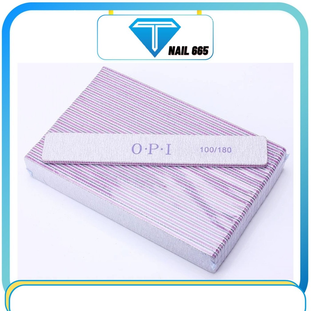 Dũa móng tay ,Dũa móng , OPI bản to độ mịn 100/180