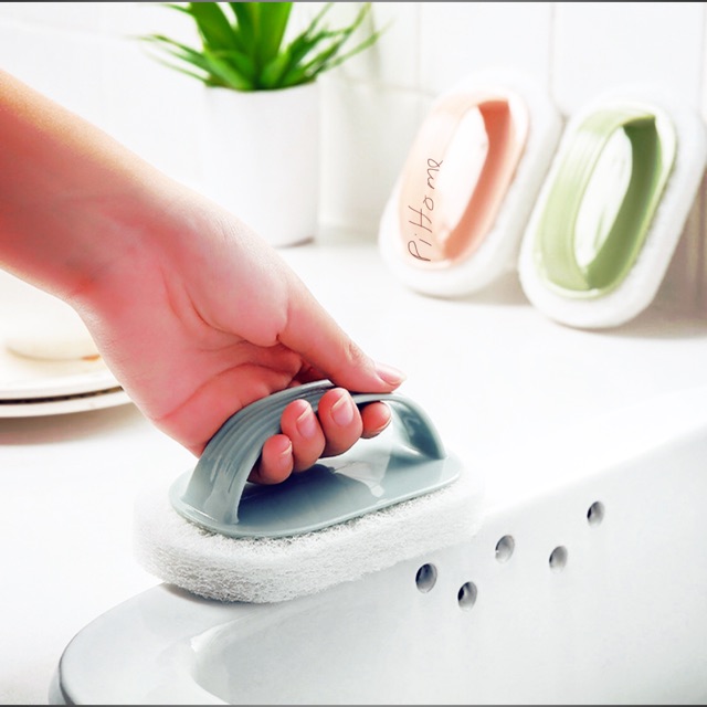 Bàn chải bọt biển đa năng có tay cầm