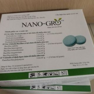 Viên vi sinh Nano-gro vỉ 12 viên