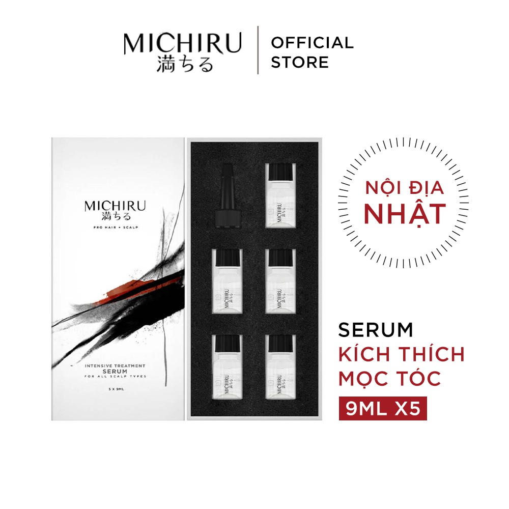 Serum Michiru nội địa Nhật ngăn ngừa rụng tóc sau 1 tháng với DynaZinc 45ml
