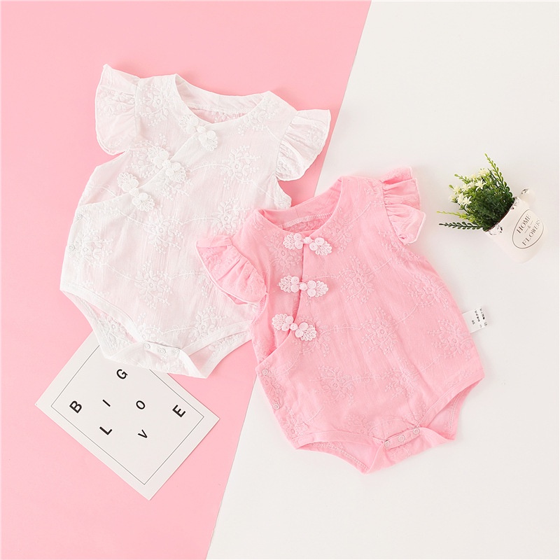 Body liền thân đũi Đồ bộ bé gái sơ sinh 0-18thang