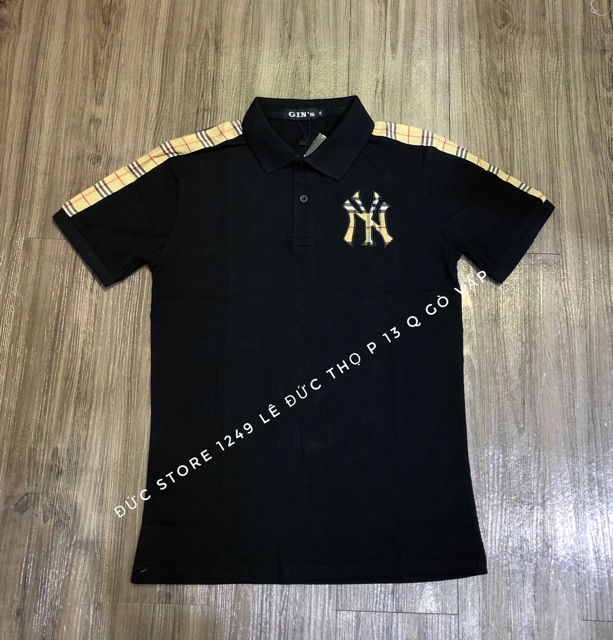 Áo thun cổ trụ thêu logo nổi bật(chất thun cotton 100%) | BigBuy360 - bigbuy360.vn