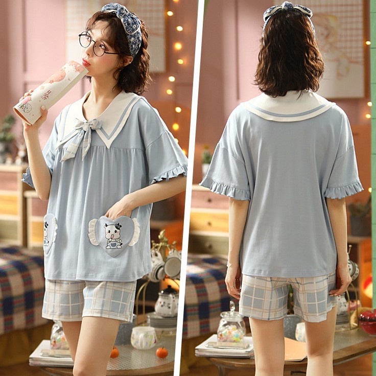 Bộ Ngủ Hoạt Hình Chất Cotton Cực Mát Trend 2021 BC10 | BigBuy360 - bigbuy360.vn