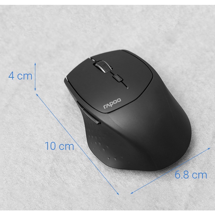 Chuột không dây Rapoo MT550 Bluetooth 3.0/4.0 và wiless 2.4 GHz