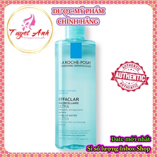 Nước tẩy trang La Roche-Posay Effaclar Micellar Water Ultra Oily Skin 400ml (Chai), sạch sâu & kiểm soát nhờn cho da dầu