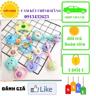 bộ xúc xắc 7 món cho bé, xúc xắc cho bé