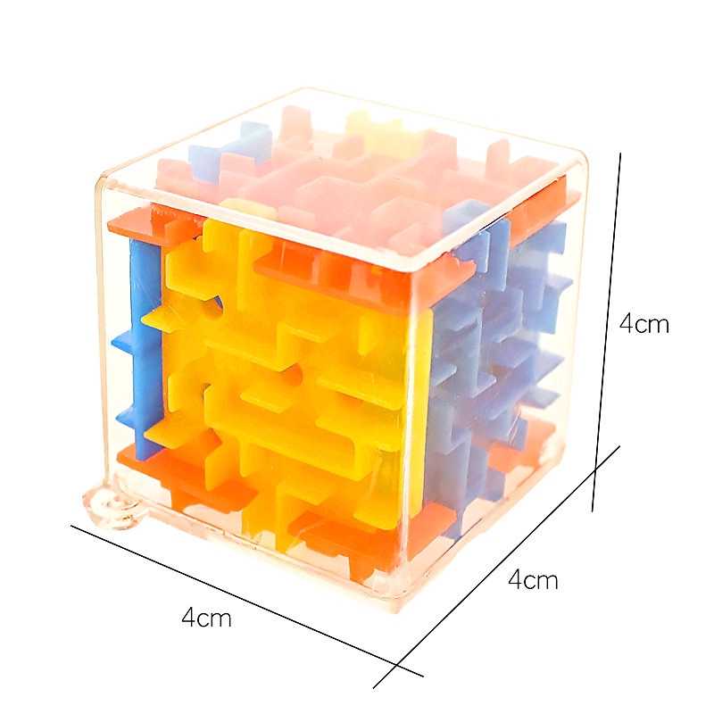 3D stereo maze ball 4cm Walking Bead Cube Children's Educational Toy