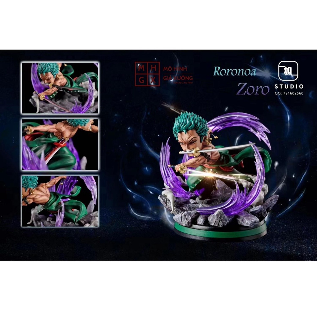 Mô hình One Piece Zoro 3000 thế giới cao 10cm , trạng thái chiến đấu , figure mô hình one piece , mô hình giá xưởng