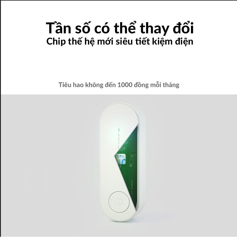 Máy Đuổi Muỗi NIKITO Và Côn Trùng Sử Dụng Sóng Siêu Âm 5.0 An Toàn