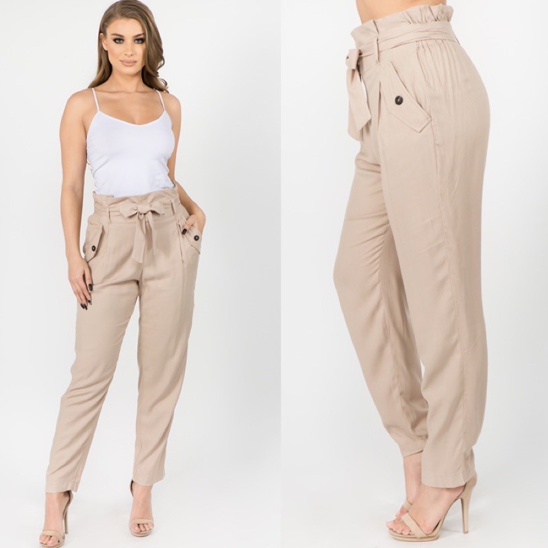 Vải linen màu nude tối