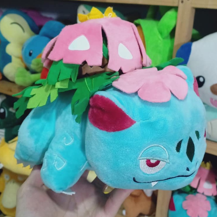 Gấu Bông Pokemon Mega Bulbasaur size trung 25cm