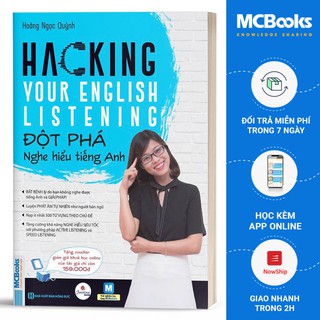  Sách - Hacking your English LISTENING (Đột phá NGHE HIỂU tiếng Anh)
