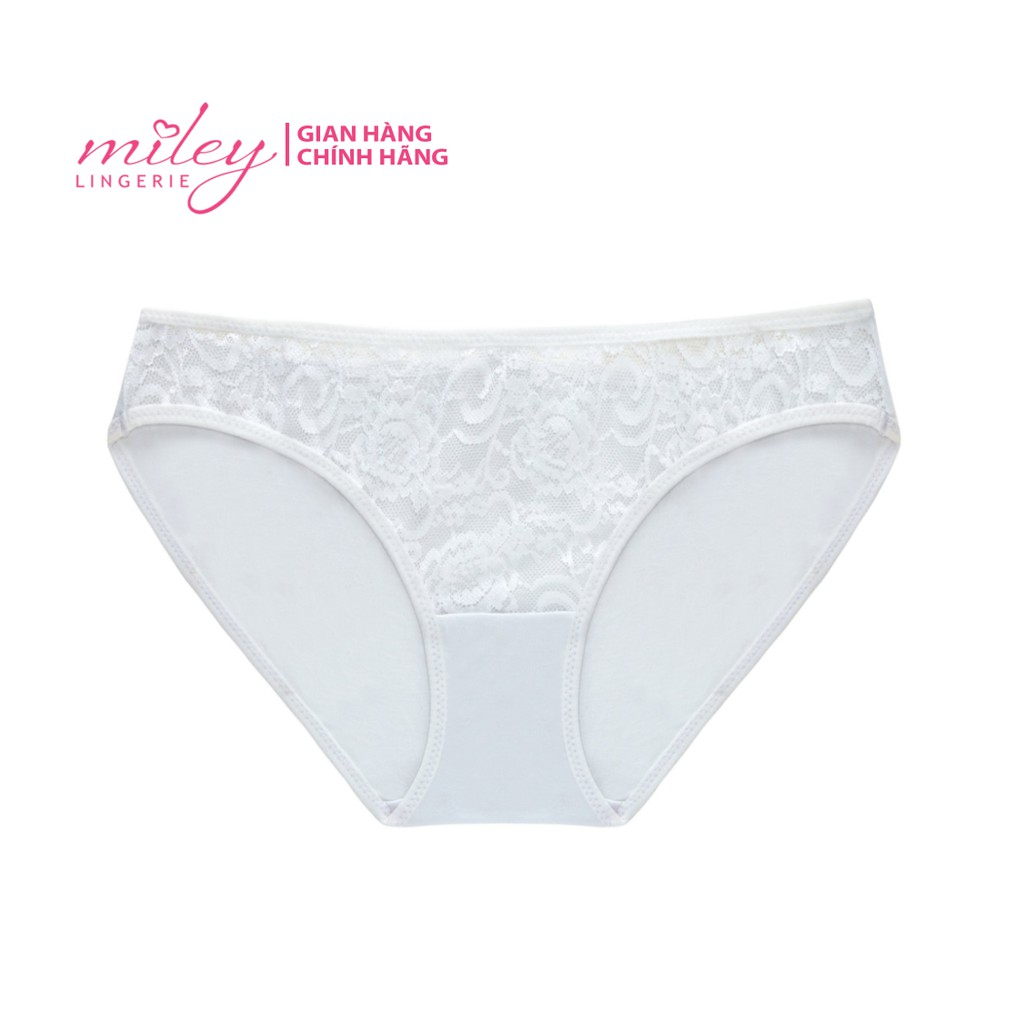 Quần Lót Modal Bikini Phối Ren Thân Trước Miley Lingerie FCM0204