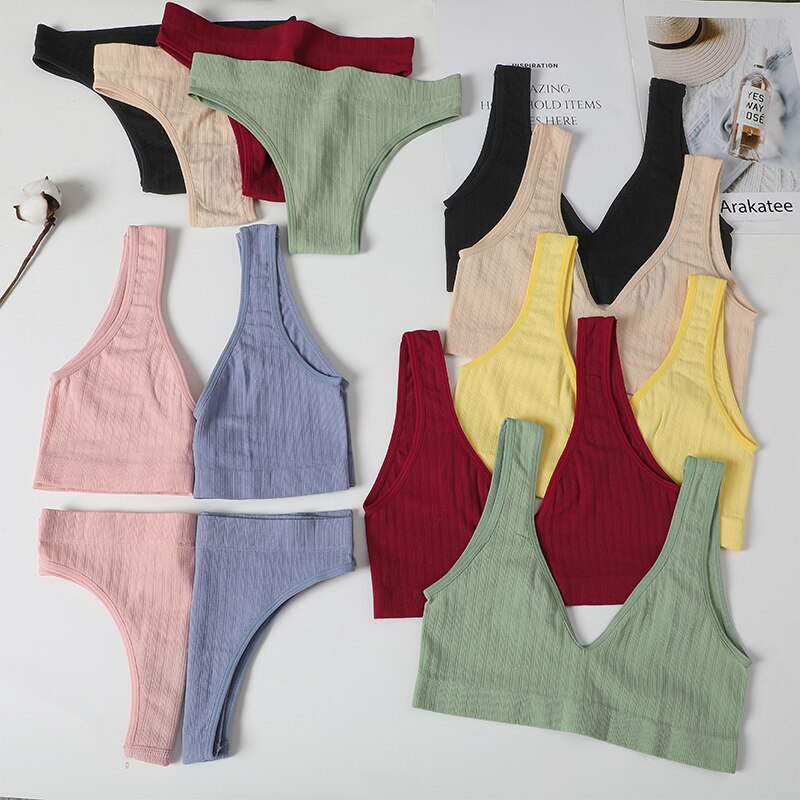 Cute Byte Bộ đồ lót màu trơn gợi cảm thời trang cho nữ