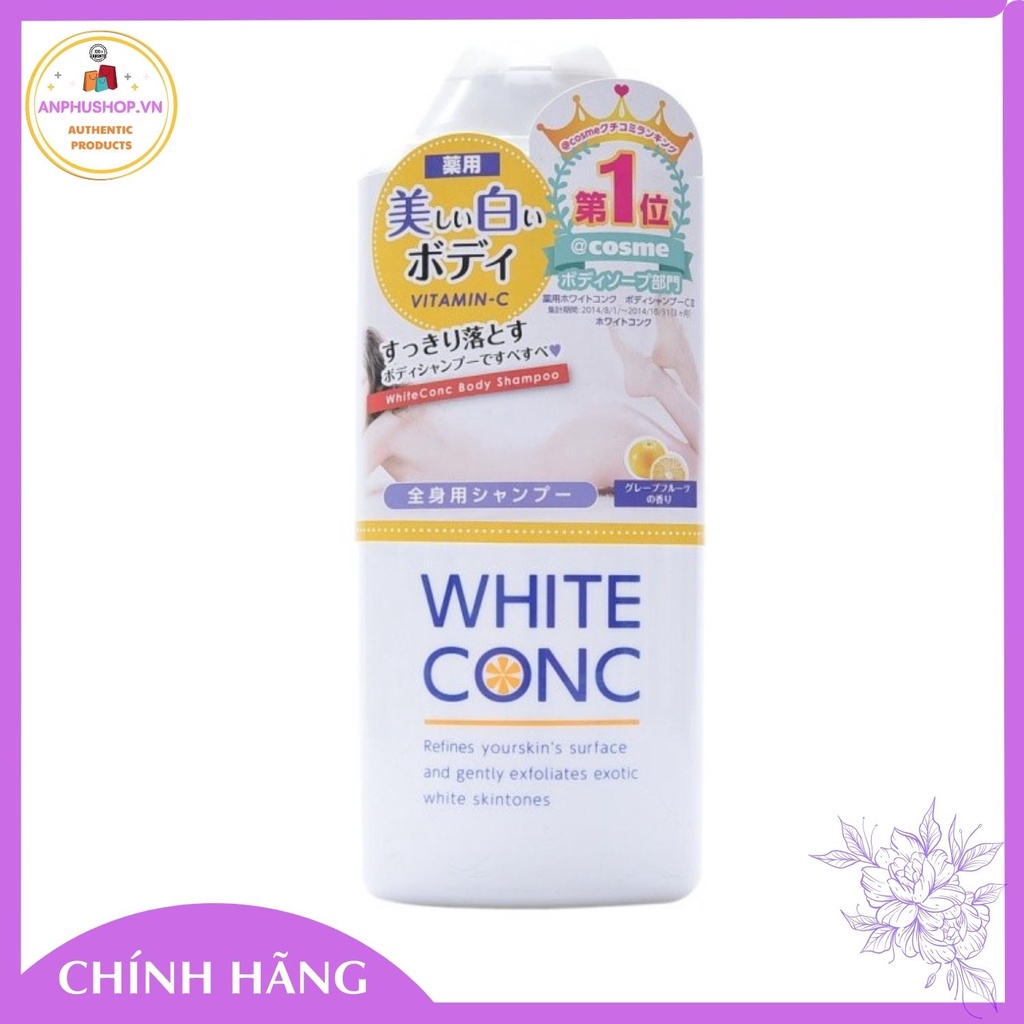 Sữa tắm trắng da White Conc 360ml Nhật Bản - Sản phẩm chính hãng