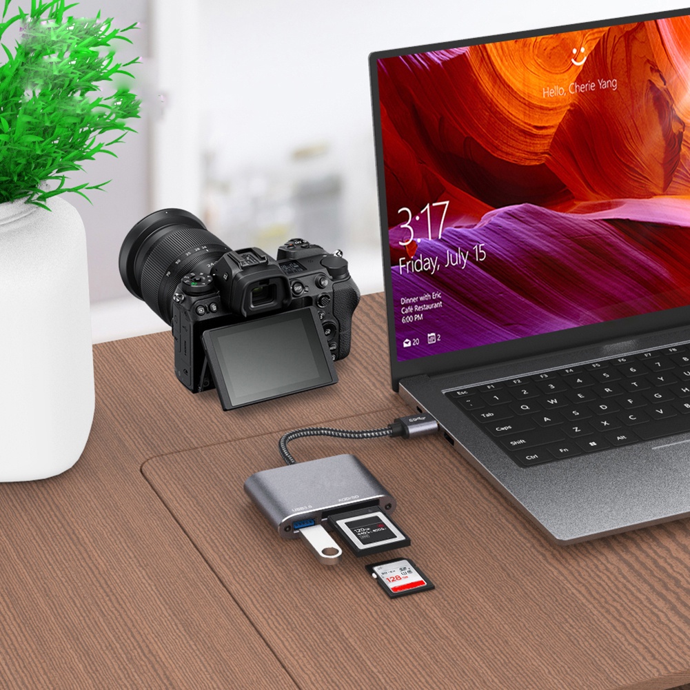 Đầu Đọc Thẻ Nhớ Đa Năng 3 Trong 1 Usb 3.0 Xqd Micro-Sd | BigBuy360 - bigbuy360.vn