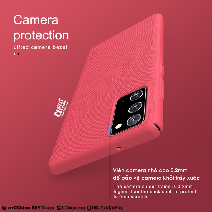 ỐP LƯNG SAMSUNG GALAXY NOTE 20 NILLKIN NHỰA CỨNG CHÍNH HÃNG