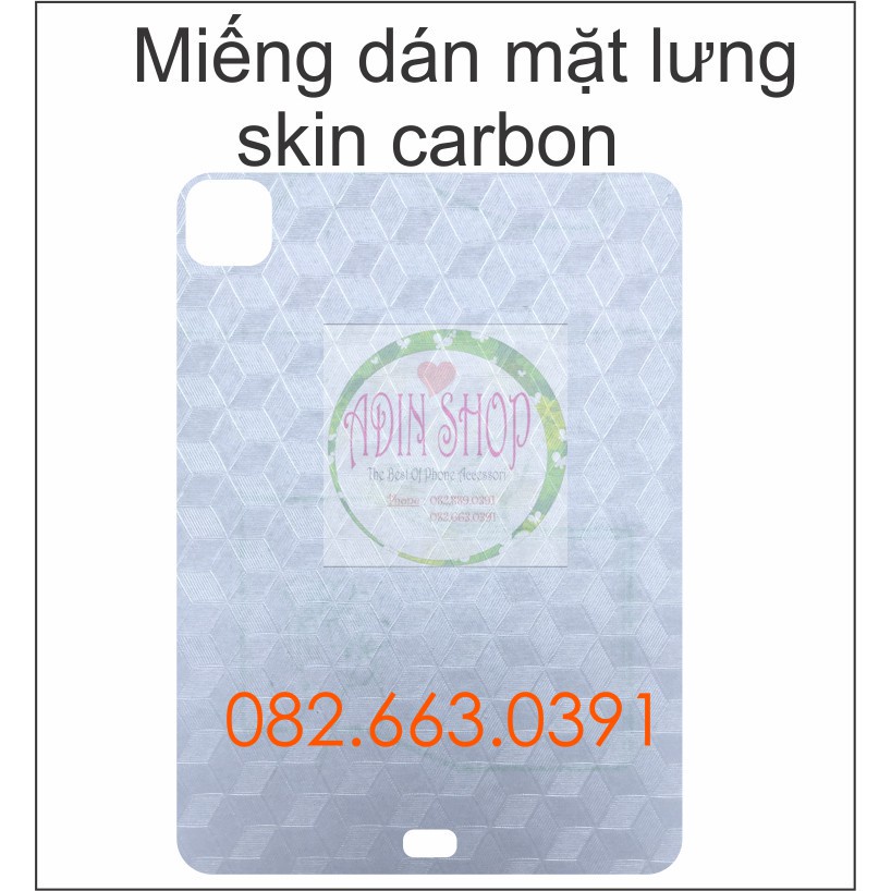 Dán màn hình, mặt lưng PPF iPad Pro 11 2020  loại bóng, nhám siêu bảo vệ luôn mới