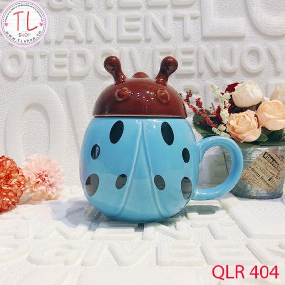 Ly sứ - Cốc sứ - Ly sứ hình bọ dừa đáng yêu -ly uống cà phê - cốc uống cà phê