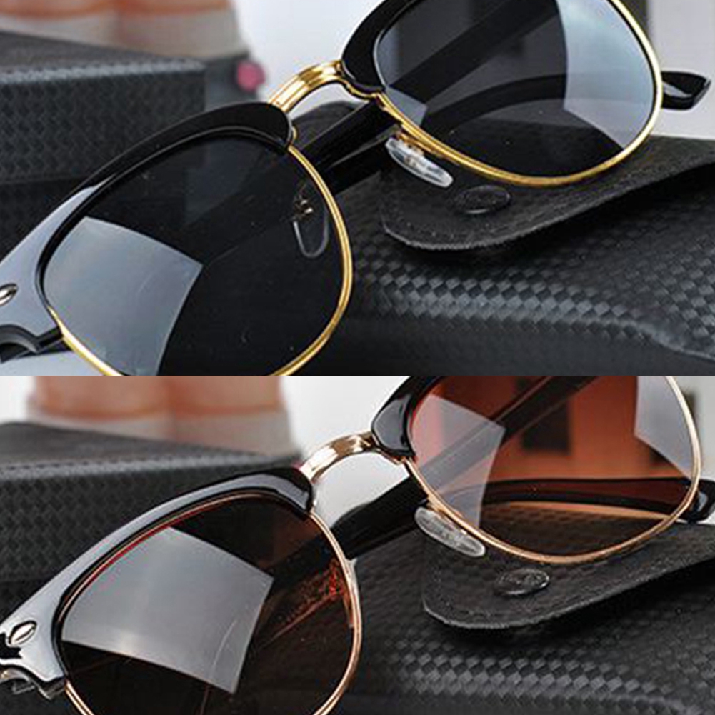 Fashion Sunglasses Rice Nail Sunglasses with case