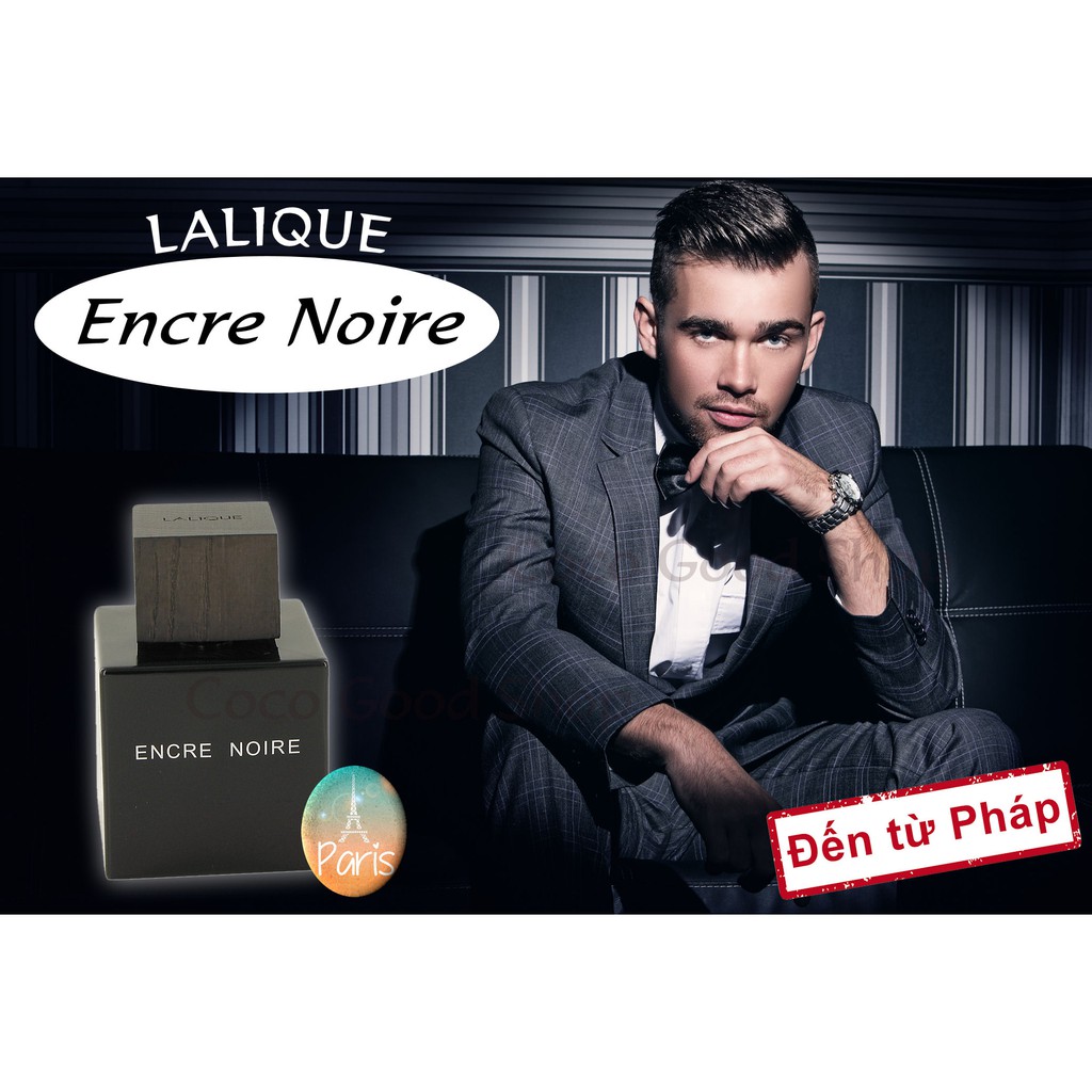 Nước hoa Encre Noire bởi Lalique. Chai 100 ml. Nước hoa EDT