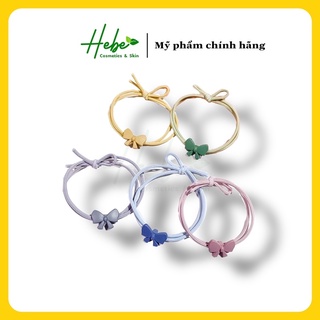 Dây buộc tóc phong cách hàn quốc hình nơ dễ thương