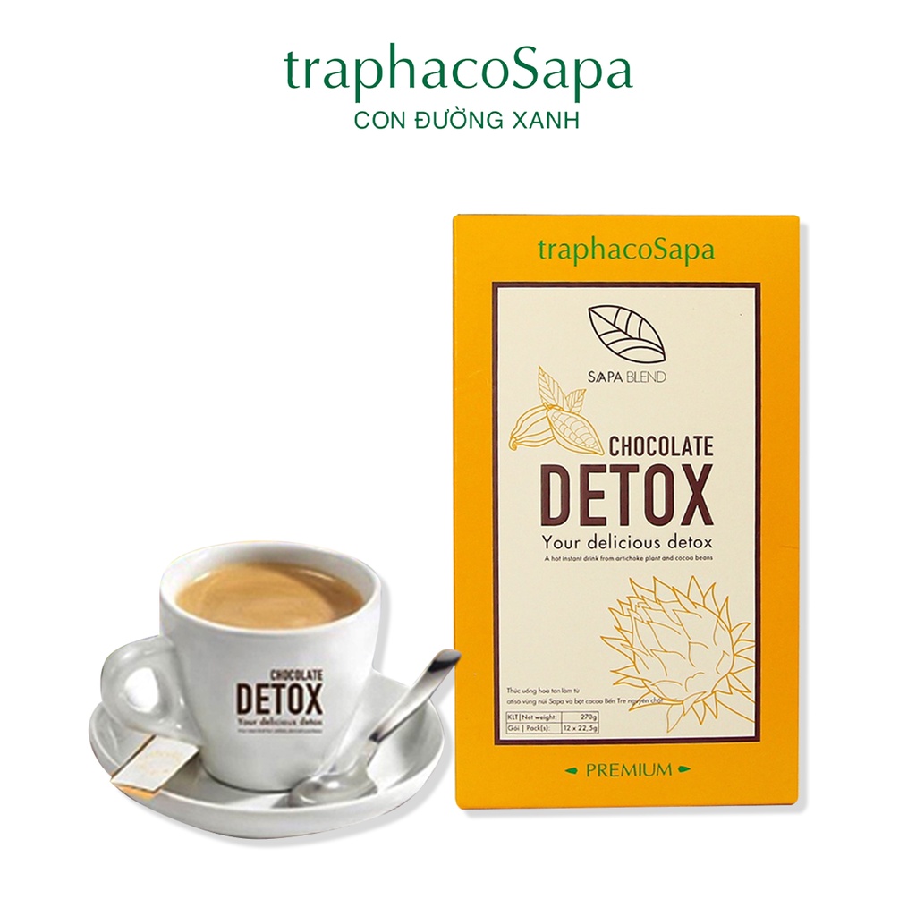 Bột Cacao Atiso Detox TraphacoSapa Giúp Giảm Cân